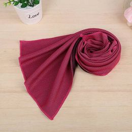 88*33cm Multifunctional Ice Cold Wrist Towels Cooling Summer Sunstroke Sports Exercise Fast Dryingl Soft Breathable Towel