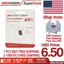 Micro SD Card Class10 TF Card 32gb 64gb 128gb Max 90M/s Memory card for Surveillance Ship from Indiana USA