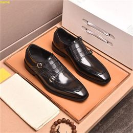 Top luxuriöse britische Stil Männer Business Kleid Schuhe PU Leder schwarz spitze formale Hochzeit Zapatos de hombre Loafer für Männer