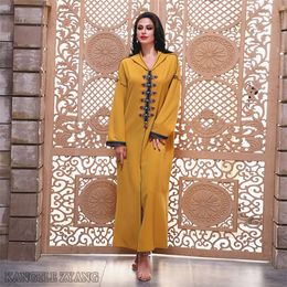 -Satin abaya dubai türkei islam muslim hijab dress caftan maroc de soiree kaftan abayas für frauen djellaba robue longue femme araber