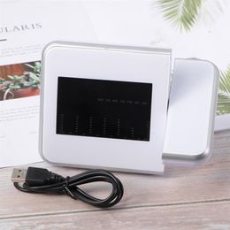 mini weather station Australia - Other Clocks & Accessories Folding LCD Digital Alarm Clock Time Weather Station Temperature Table Desk Ectronic Mini Home Decor