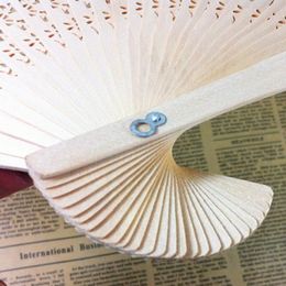 Other Home Decor Vintage Wooden Hand Fan Air Sandalwood Folding Party Wedding Decoration Dance Favor Chinese Fans