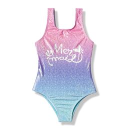3-16Years Girls Swimsuit Brand Summer Children Swimwear Swimsuits Beachwear Bathing Suits Monokini A364 210611