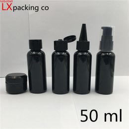 50PCS 10ML 50ML 100 ML Black Plastic Perfume Spray Pump Bottles Parfume Cosmetic Jar Makeup Packaging Containers Free Shipping high qualtity
