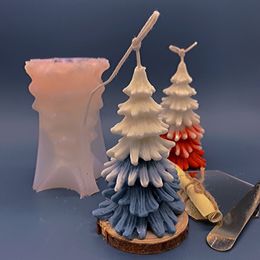 BT0078 New Handmade Gift Aromatherapy Coniferous Candle Mould DIY Christmas Tree Resin Silicone Molds
