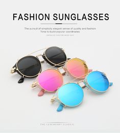 Luxury Designer Mens Women Sunglasses Fashion Retro Dual-use Flat Mirror Unisex Vintage Sun Glasses Anti UV400 B1813