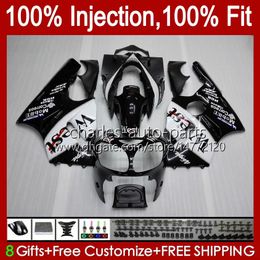 Injection Mould Fairings For KAWASAKI NINJA ZX1200 C ZX 1200 12R 1200CC ZX 12 R 1200 CC 00-01 Bodywork 2No.22 ZX1200C ZX12R 00 01 ZX-12R 2000 2001 OEM Body Kit black west blk