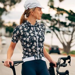 Racing Jackets Cafe Du Cycliste Summer Cycling Jersey Women Short Sleeve Shirt Roupa Ciclismo Feminina Breathable Mtb Bike Bicycle Wear
