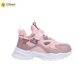 Clibee Crianças Esporte Sapatilhas Sapatos Crianças Leves PU Couro Correndo Tênis Meninos Meninas Basquetebol Sapatos Crianças Casual Chaussure 210308