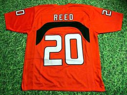 Custom Football Jersey Men Youth Women Vintage 20 ED REED CUSTOM UNIVERSITY OF O THE U Rare High School Size S-6XL or any name and number jerseys