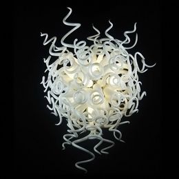 Modern Art Pendant Lamp Warm White Italian Hand Blown Glass Chandelier Home Decor LED Designed 24 by 36 Inches