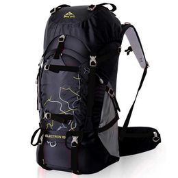 FengTu 60L Hiking Backpack Daypack For Men And Women Waterproof Camping Travelling Backpack Outdoor Climbing Sports Bag Q0721