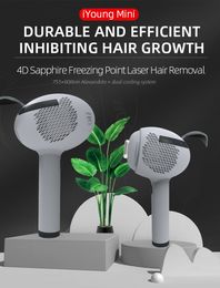 4D sapphire freezing point laser hair removal, lasting and effective in inhibiting hair growth, whitening skin