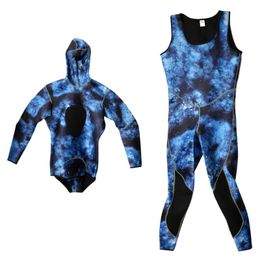 Swim Wear Mens Neoprene 3mm Full Warm Winter Diving Suit Wetsuit Two-piece Snorkelling For Water Sports