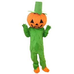 Pumpkin Head Apparel Mascot Costume Halloween Christmas Cartoon Character Outfits Suit Advertising Leaflets Clothings Carnival Unisex Adults Outfit