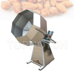 2021 Factory Automatic Kitchen Octagonal Shape Seasoning Mixer Machine For Snack Food Flavouring