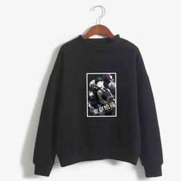 Tokyo Ghoul Hoodie O-Neck Long Sleeve Winter Autumn Unisex Clothes Y211118