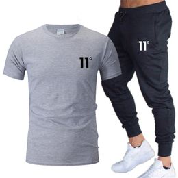 Hot selling men's sweatshirt + pants 2 piece set casual sportswear basketball wear spring and summer new sportswear brand suit L0309