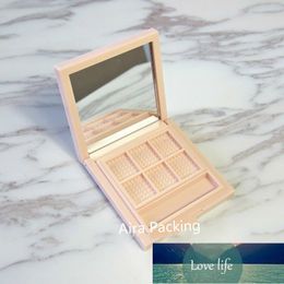 Packing Bottles Elegant Empty Lipstick Sub Package, DIY High Class Square Pink Eyeshadow Compacts, Cosmetic Powder Storage Container