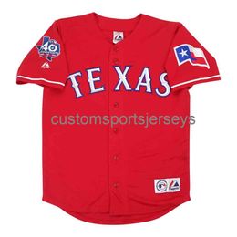 NEW Yu Darvish 2012 Red 40th Anniversary Red Jersey XS-5XL 6XL stitched baseball jerseys Retro