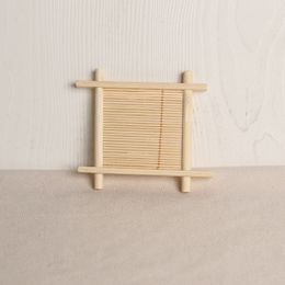 Square Shaped Bamboo Soap Dishes Bathroom Small Mini Tray Holder Portable Soap Rack Plate Box Container