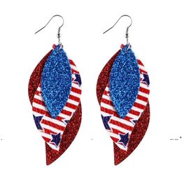 newLeather Earrings jewelry for Women Layered Earring Different Color Faux Lightweight Handmade Dangle Ear rings EWD5697