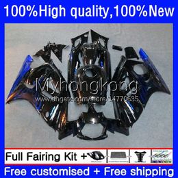 Bodywork For HONDA CBR600FS CBR600 F2 CBR600CC 91-94 Body 34No.135 CBR 600F2 Blue flames 600 F2 FS CC 600CC 600FS 1991 1992 1993 1994 CBR600F2 91 92 93 94 Fairing Kit