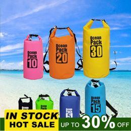 Outdoor Bags Waterproof Dry Backpack Water Floating Bag Roll Top Sack For Kayaking Rafting Boating River Trekking Swimming Pool Kayak