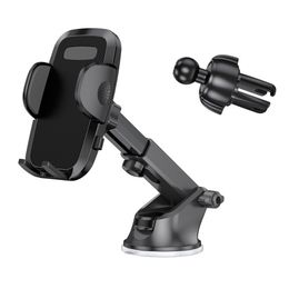 S161B+S175A+CF33 Hands Free Handlebars Mobile Phone Stand Holders Carbon Fibre Car Mount Holder for All Cell Phones 71123A item