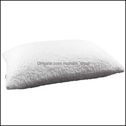 Almohada Ortopedica Espuma De Memoria Bambú Naturel Rebote Lento Sueño Saludable 