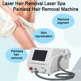 Protable 808nm wavelength diode laser hair removal machine full body permanent remove baeuty equipment for women and men