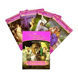 The Romance Angels Oracle Card Tarot Cards And PDF Guidance Divination Deck Entertainment Partys Board Game 44 Sheets/Box