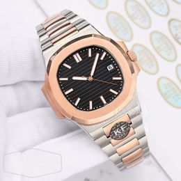 2022 Sapphire Glass Rose Gold Watch Luxury Men Designer Mechanical Automatic Watches Black Rubber 5167 Wristwatches 01