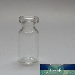5pcs Lovely Small Bottle Tiny Clear Empty Wishing Glass Message Vial With Cork Stopper 2ml mini Containers