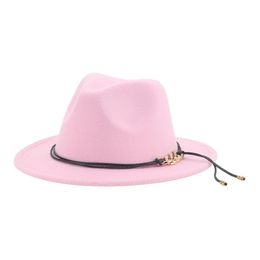 Kids Hat Fedoras Hats for Women Winter Hat Girl Hat Boy Felted Small 52cm Band Casual Cute Outdoor Cowboy Fedora Chapeau Femme