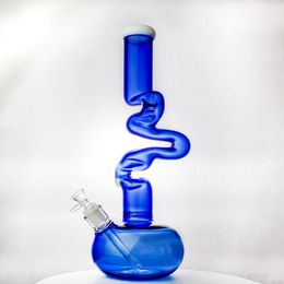 Diffused Downstem Hookahs 16.9 Inch Thick Glass Bongs Big Bong Beaker Bong Oil Dab Rigs Unique Water Pipes 18mm Female Joint With Bowl