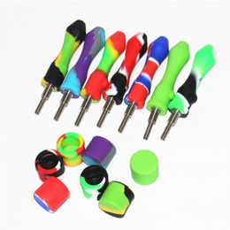 Silicone Hand Pipe Bongs Water Heady Pyrex Spoon Glass Bowl Smoking Oil Rig Dab Burner Tobacco Pocket Rubber Pipes