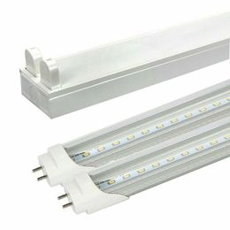 2-50/pack Dimmable LED Tube Light 4ft,1.2m 20W 24W Bulb Integrated Lamp Fixture 