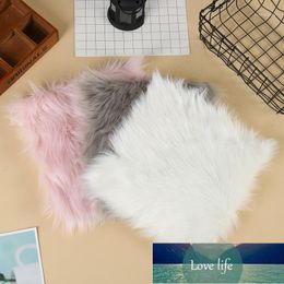 sale Faux Sheepskin Chair Cover 3 Colors Warm Hairy Wool Carpet Seat Pad long Skin Fur Plain Fluffy Area Rugs Washable1