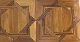 Natural finished smooth surface burma teak hardwood flooring ceramics backdrops tile timber parquet marquetry medallion inlay border home decor rugs