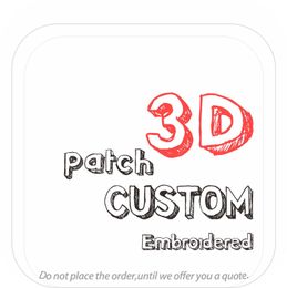 3D PVC Rubber Custom Design Sewing Patch Any Size Logo Quality Brand Embroidered Clothing Badge OEM&ODM Backpack Patches Heat Transfer Paper