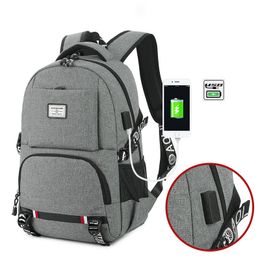 Bagpack School Bag Unisex Waterproof Laptop Bagpack With USB Charging