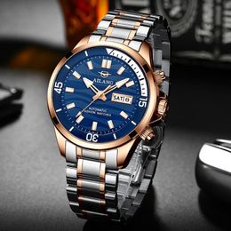 Wristwatches AILANG 2021 Men's Business 30M Waterproof Luminous Pointer Calendar Watch And Durable Mechanical Automatic Watches 8829