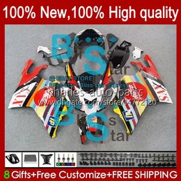 Moto Bodywork For Aprilia Mille RV60 RSV1000 R RR 2004 2005 2006 Body 11No.111 RSV-1000 RSV1000RR RSV1000R 04-06 RSV 1000 R 1000R 1000RR 04 05 06 Fairing Kit factory red