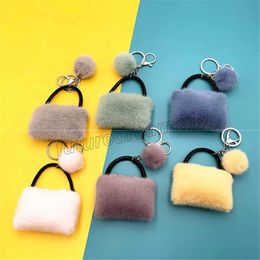 Fashion Kawaii Cute Plush Keychain Car Bag Keychain Key Ring Pendant Jewelry Party Gifts For Original Women'S Bag