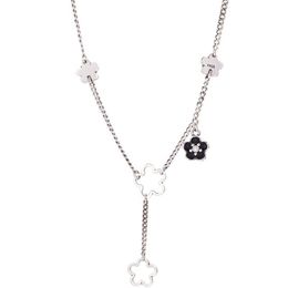 sweet plums UK - Chains 2021 Fashion Women Vintage Hollow Plum Blossom Tassel Necklace Women's Sweet Flower Pendant Jewelry