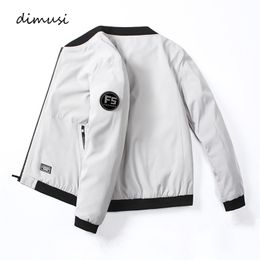 DIMUSI Men's Bomber Jackets Casual Male Outwear Windbreaker Coats Fashion Mens Stand Collar Slim Pilot Baseball Clothing 211008