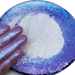blue glitter nails UK - Nail Glitter Blue Purple Red White Chamelen Pigment For DIY Epoxy Resin Craft Soap Making Slime Eyeshadow Lips Makeup Dye Bath Bomb Painting