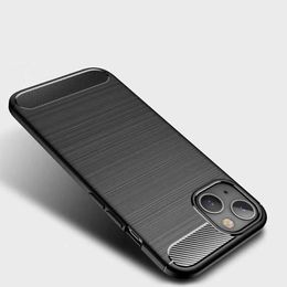 carbon mobile phones Canada - Luxury Carbon Fiber Soft TPU Cases For One Plus Nord CE 5G 9 Pro N10 N100 8T Oneplus 8 7 7T Flexible Brushed Brush Vertical Ultrathin Slim Fashion Mobile Phone Back Skin