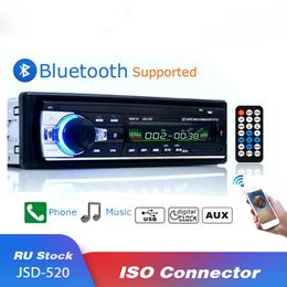 1Din Bluetooth Car Radio FM TF Car Stereo Receiver USB SD MP3 Multimedia Autoradio Player In-dash Music AUX Input